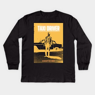 Taxi driver movie poster robert de niro Kids Long Sleeve T-Shirt